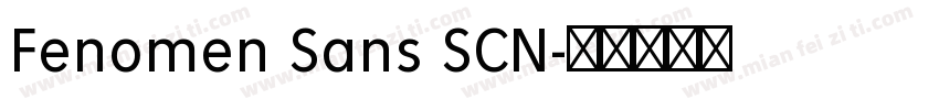 Fenomen Sans SCN字体转换